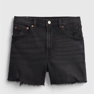 4" High Rise Denim Shorts with Washwell
